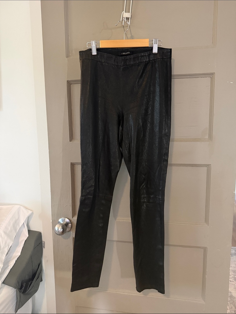 J Brand lamb leather leggings